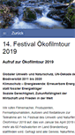 Mobile Screenshot of oekofilmtour.de